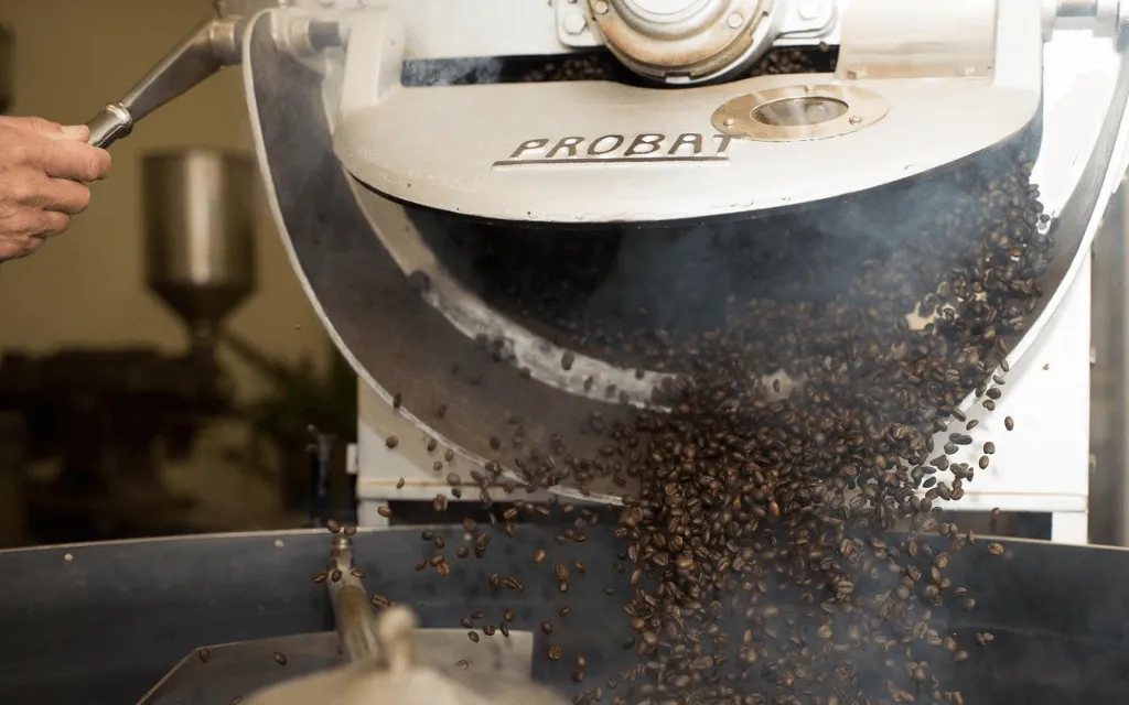 コーヒー豆の焙煎